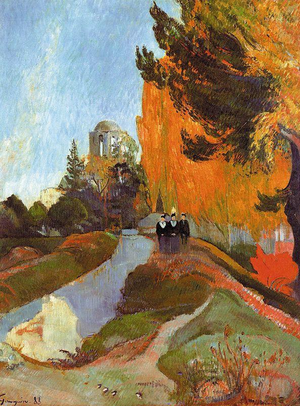 Paul Gauguin The Alyscamps at Arles china oil painting image